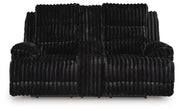 Rhines Falls DBL REC PWR Loveseat w/Console Reclining Loveseats