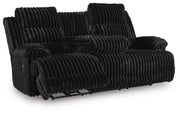 Rhines Falls REC PWR Sofa w/Drop Down Reclining Sofas Onyx
