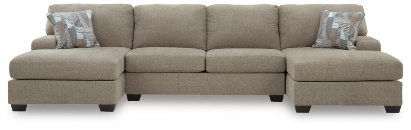 Newellen 3-Piece Sectional with Double Chaise