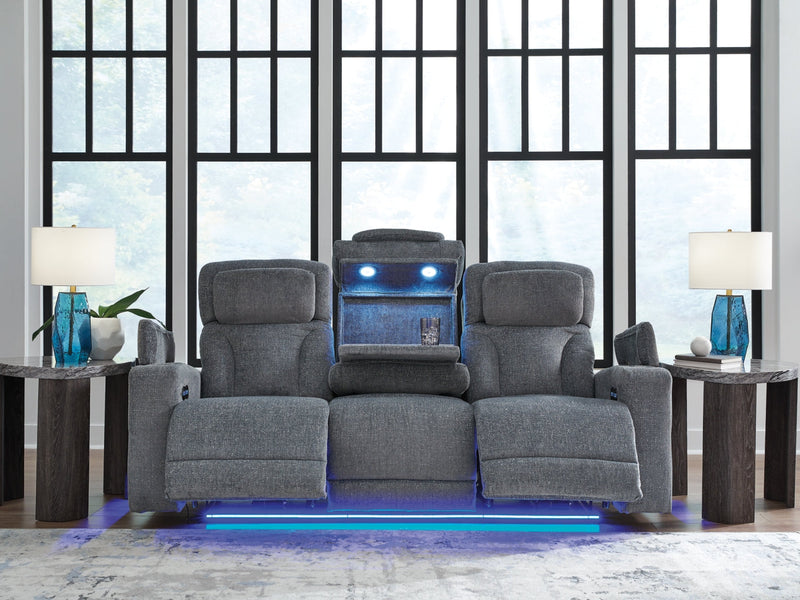 Forest Lake Power Reclining Sofa with Adjustable Headrest