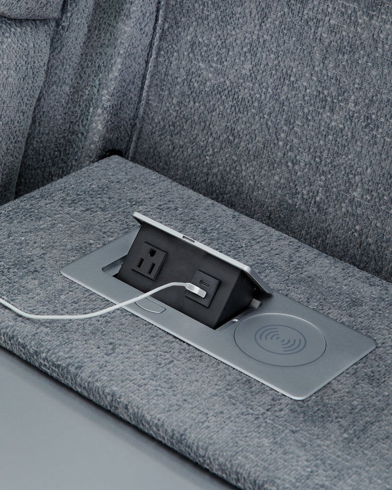 Forest Lake Power Reclining Sofa with Adjustable Headrest