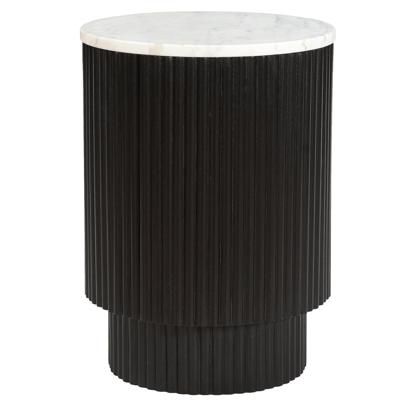 Round Accent Table W/storage