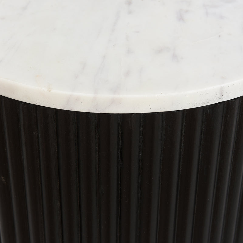 Round Accent Table W/storage