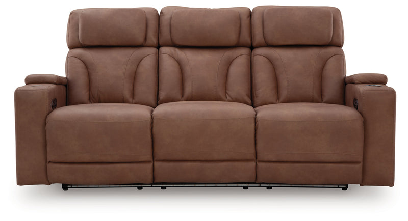 Point Clear Power Reclining Sofa with Adjustable Headrest
