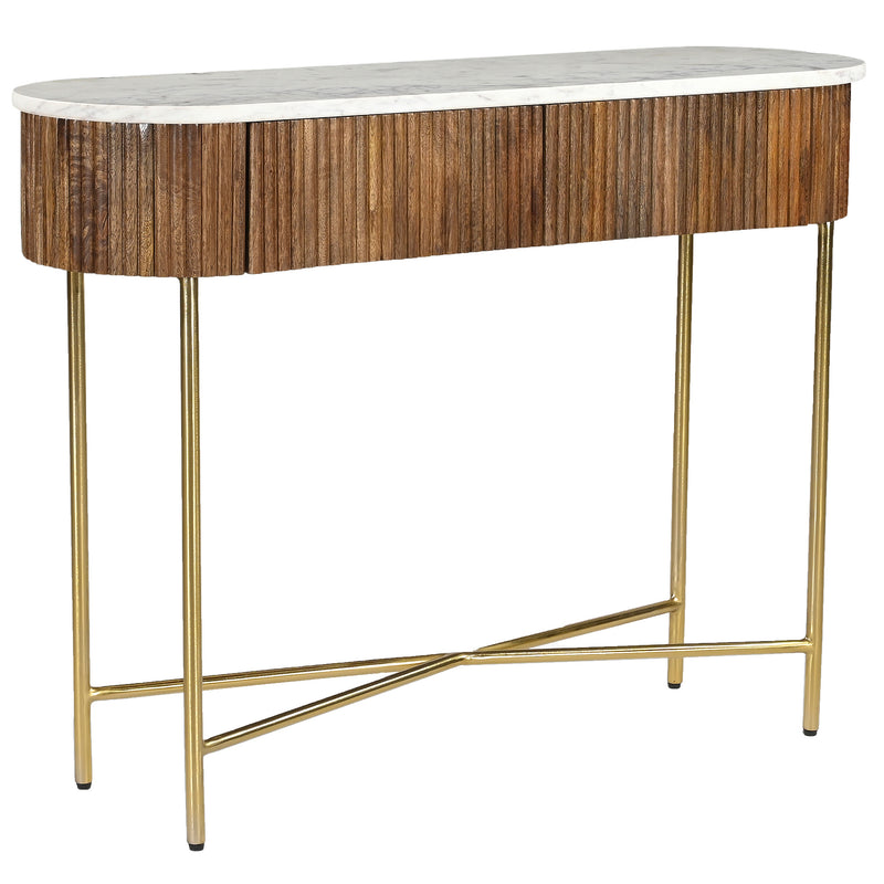 Reyna Console Table, 39" W/drawers