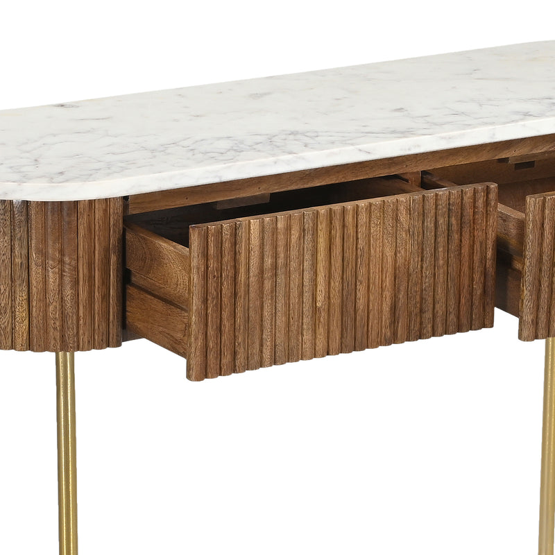 Reyna Console Table, 39" W/drawers