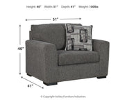 Gardiner Chair and Ottoman