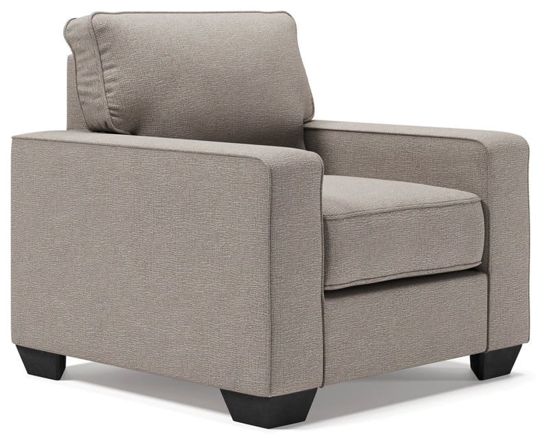Greaves Sofa Chaise, Chair, and Ottoman Living Room Set