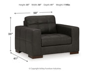 Luigi Chair and Ottoman