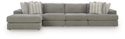 Avaliyah 4-Piece Sectional with Chaise