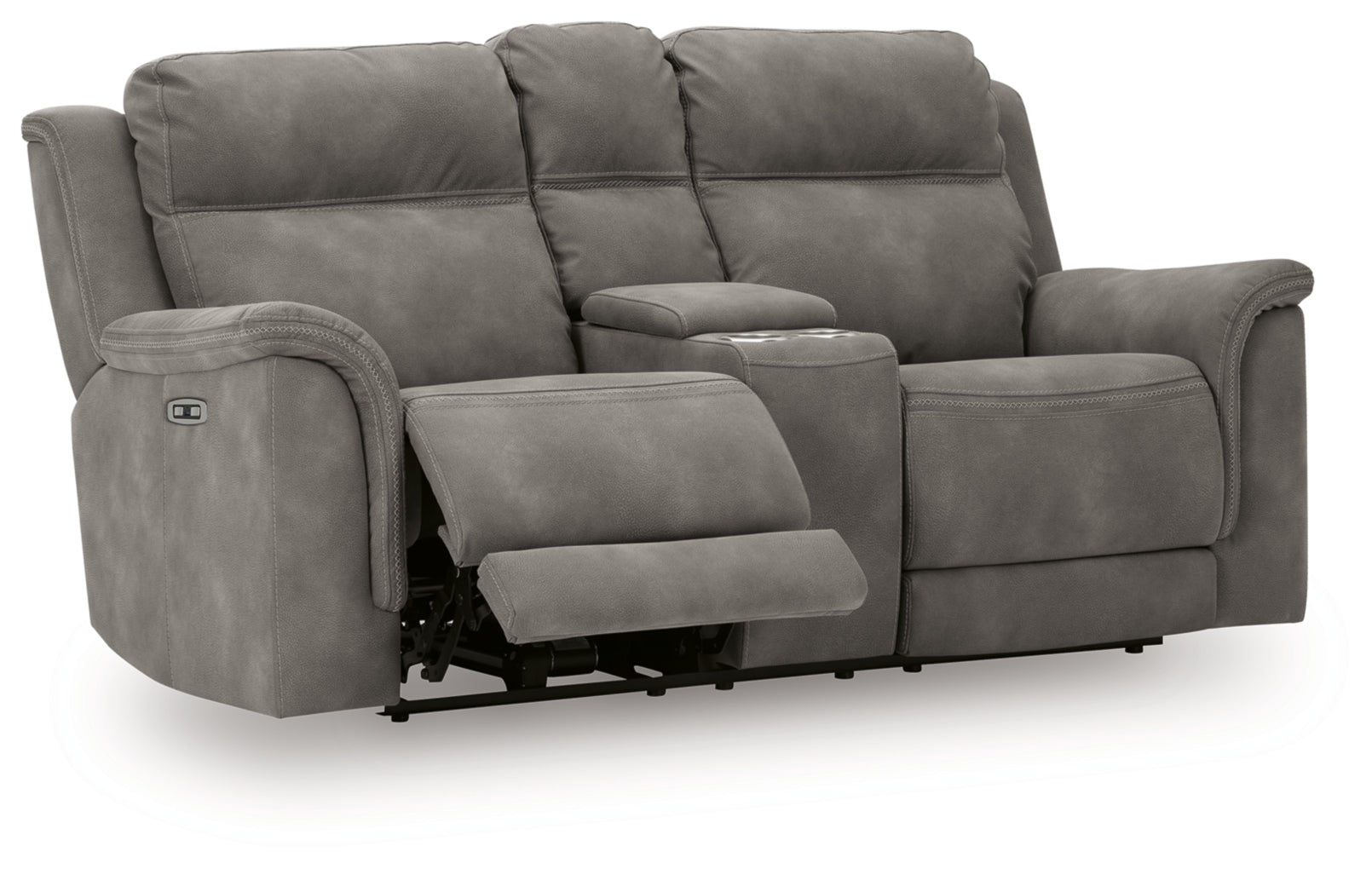Next-Gen Durapella Power Reclining Loveseat/Console/Adjustable Headrest by Ashley