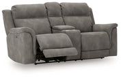 Next-Gen Durapella Power Reclining Loveseat/Console/Adjustable Headrest by Ashley