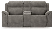 Next-Gen Durapella Power Reclining Loveseat/Console/Adjustable Headrest by Ashley