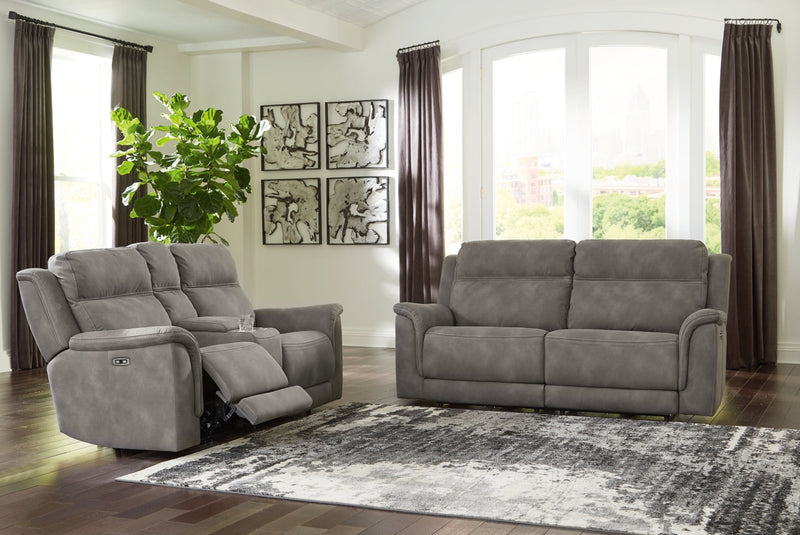 Next-Gen DuraPella Living Room Set Slate Sofa and Loveseat (v3)