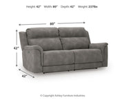 Next-Gen Durapella 2 Seat Power Reclining Sofa Adjustable HDREST