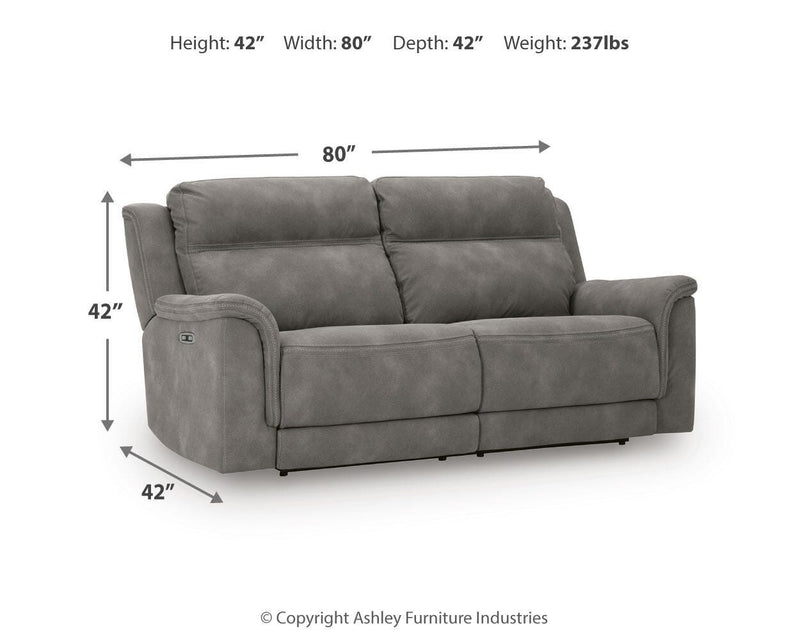 Next-Gen Durapella 2 Seat Power Reclining Sofa Adjustable HDREST