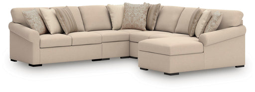 LadyMae Sectionals 5-Piece Sectional with Chaise