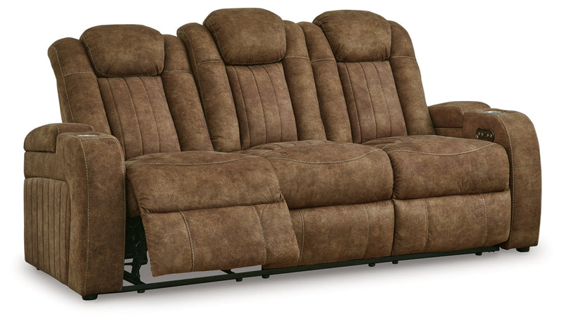 Wolfridge Power Reclining Sofa with Adjustable Headrest