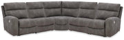 Next-Gen Power Reclining Durapella 5-Piece Power Reclining Sectional Slate (v5)