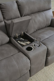 Next-Gen Durapella 3-Piece Power Reclining Loveseat with Console