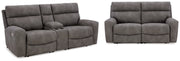 Next-Gen DuraPella Living Room Set Slate Sofa and Loveseat (v2)