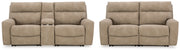 Next-Gen DuraPella Living Room Set Sand Sofa and Loveseat