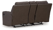 Lavenhorne DBL Reclining Loveseat w/Console by Ashley Furniture