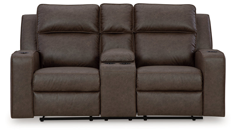 Lavenhorne DBL Reclining Loveseat w/Console by Ashley Furniture