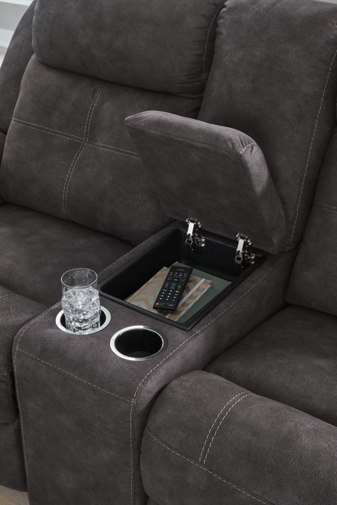 Brysonview DBL Reclining Loveseat w/Console by Ashley Furniture
