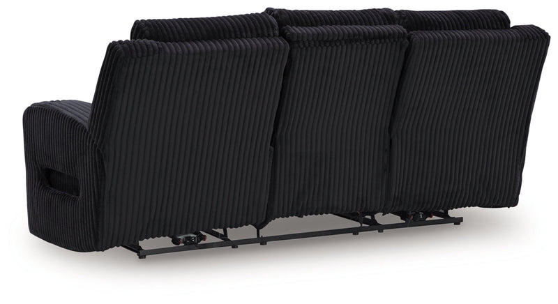 TwinBrooke Power Reclining Sofa with Adjustable Headrest