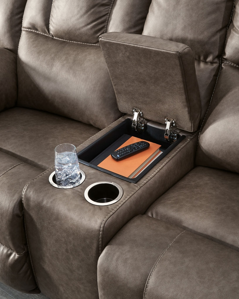 Knoxlee DBL Reclining Loveseat w/Console by Ashley Furniture