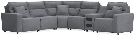 Modmax II 6-Piece Reclining Sectional with Audio Console Default Title
