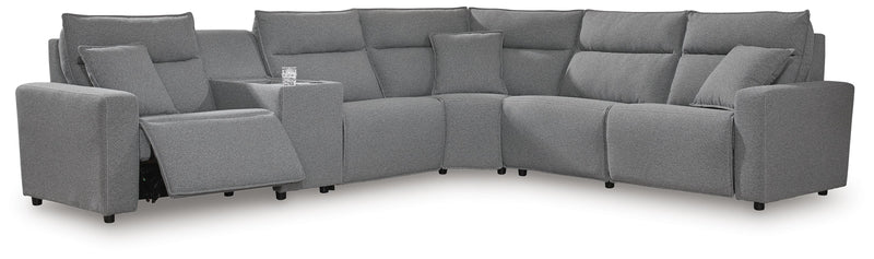 Modmax Power Reclining II 6-Piece Power Reclining Sectional with Console