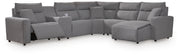 Modmax Power Reclining II 6-Piece Power Reclining Sectional with Chaise and Console