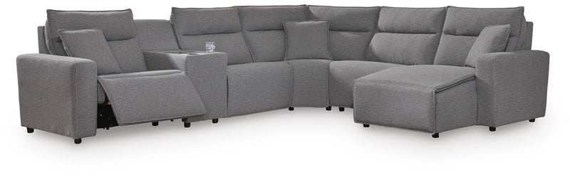 Modmax Power Reclining II 6-Piece Power Reclining Sectional with Chaise and Console