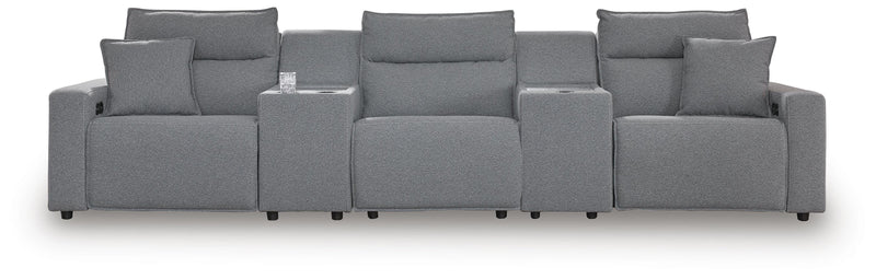 Modmax Power Reclining II 5-Piece Power Reclining Sectional with Consoles