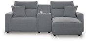 Modmax Power Reclining II 3-Piece Power Reclining Sectional with Chaise and Console