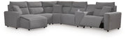 Modmax Power Reclining II 6-Piece Power Reclining Sectional with Chaise and Console