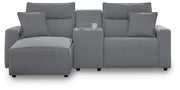 Modmax Power Reclining II 3-Piece Power Reclining Sectional with Chaise and Console