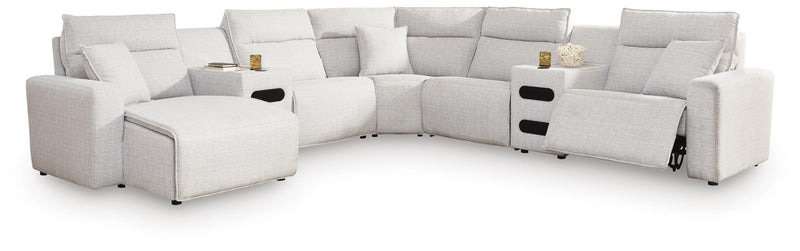 Modmax II Reclining Sectional Sofas - Stone