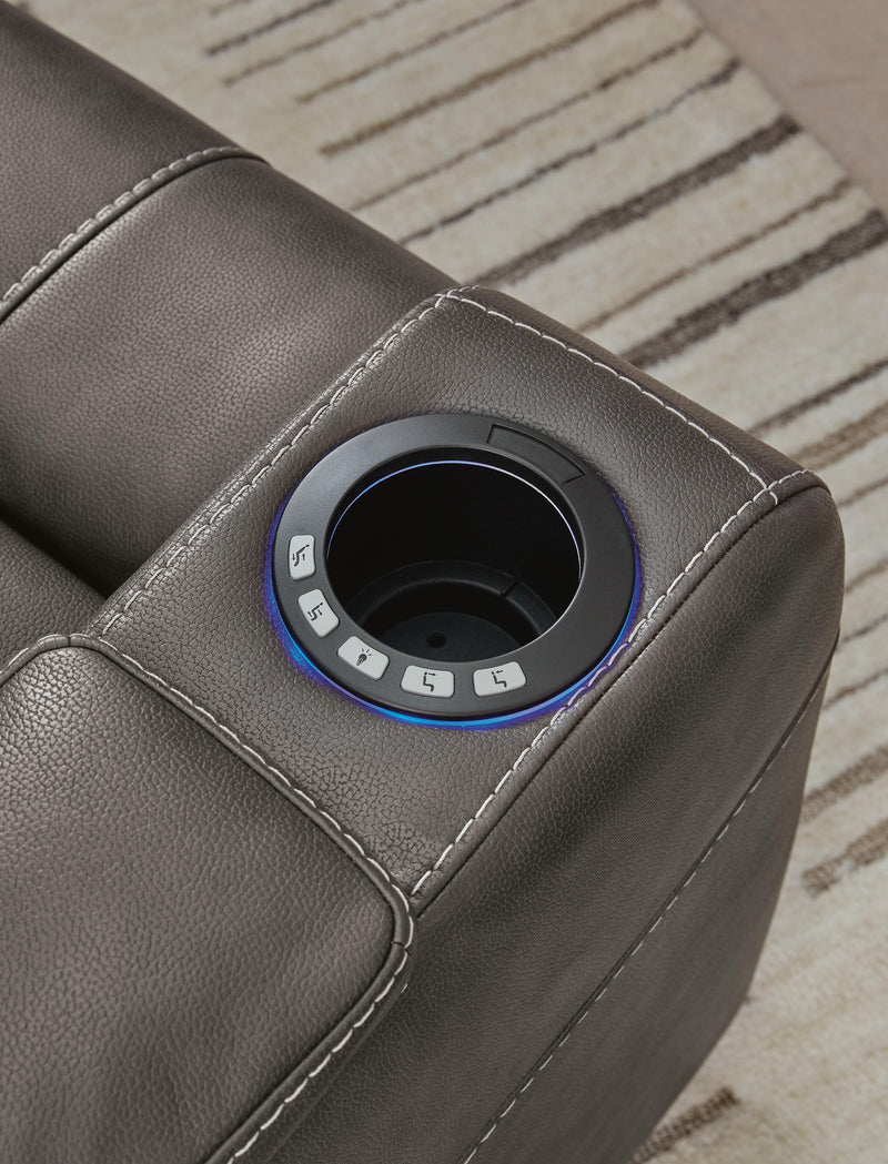 Feazada Power Recliner/Adjustable Headrest