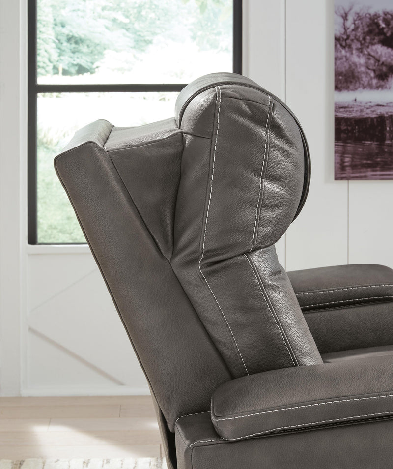 Feazada Power Recliner/Adjustable Headrest