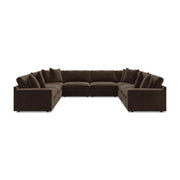 Maxton Heights Sectionals 8-Piece Sectional Bittersweet