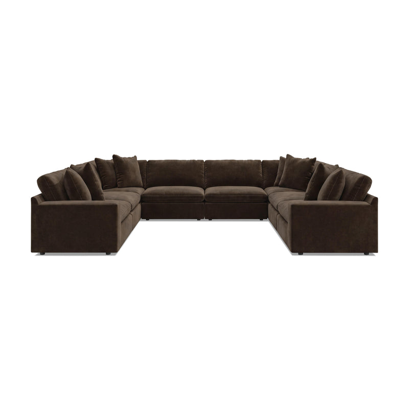 Maxton Heights Sectionals 8-Piece Sectional Bittersweet