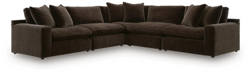 Maxton Heights 5-Piece Sectional Bittersweet