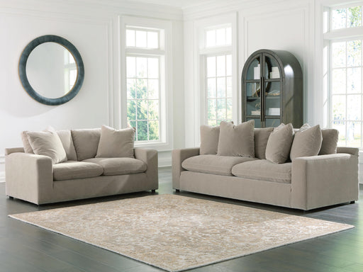 Maxton Heights Sofa and Loveseat Pebble