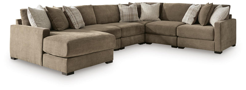 Camellia-Court Sectionals 6-Piece Sectional with Chaise (v2)