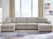 ModMax Luxe 4-Piece Double Storage Chaise Sectional