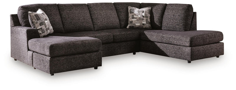 Coralene 2-Piece Sectional with Chaise