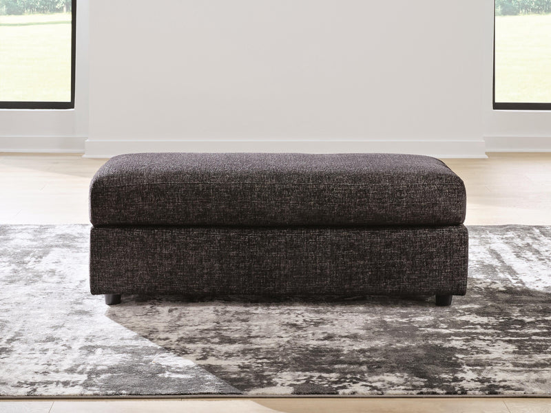Coralene Ottomans